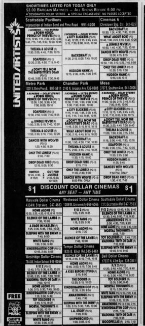 June 14, 1991 last week under UA