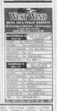 WestWind Drive In first week April 20, 2007