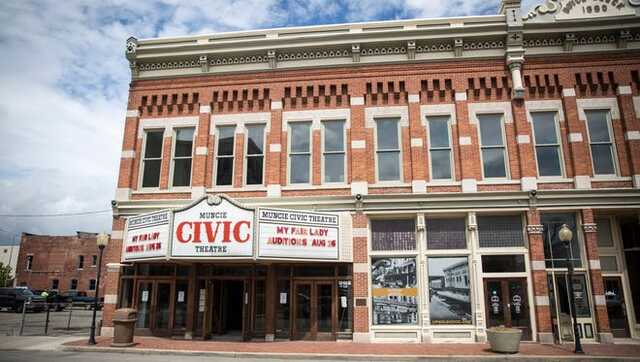 The current home of Muncie Civic Theater was previously the Star and later the Hoosier theater. Corey Ohlenkamp/The Star Press