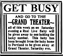 Grand Theatre 118 N. Court Street, Circleville, OH - 1938
