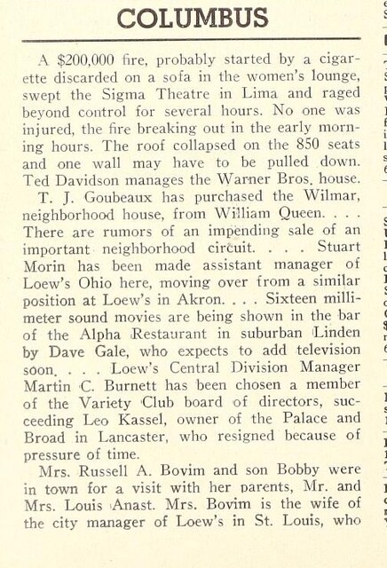 March 1949 News - 1 of 2