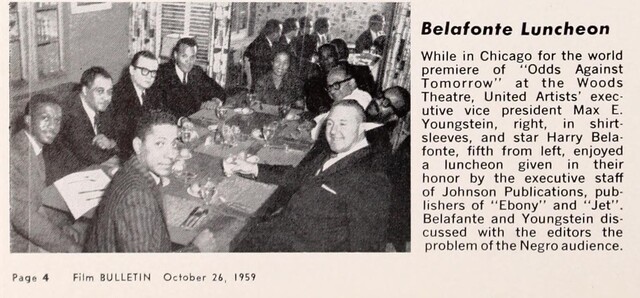 World Premiere of "Odds Against Tomorrow" (1959)