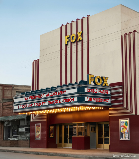 New “color” realization of the Fox Theatre in 1935