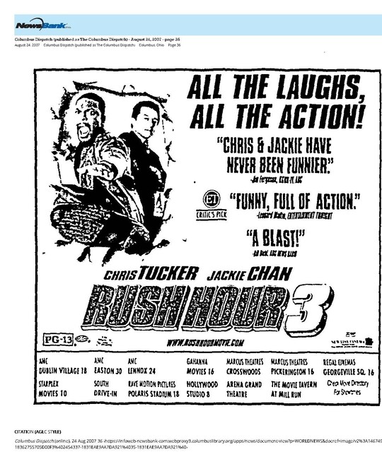 The Great Movie Franchises (2007) Rush Hour