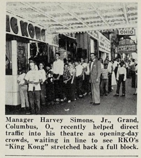 The Line for a Revival of "King Kong" (1952)