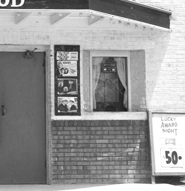 Hollywood Theater box office detail 1940