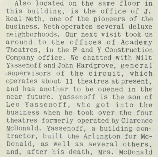 The Local Theater Circuits (1948)
