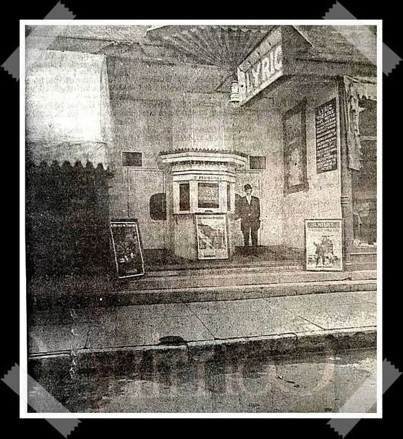 Alvin Hoof standing at the Lyric Theatre, courtesy Rockford Rocked.