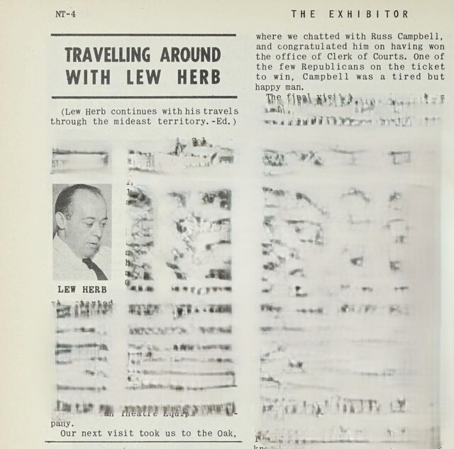 Lew Herb's Field Visit to Columbus (1948)