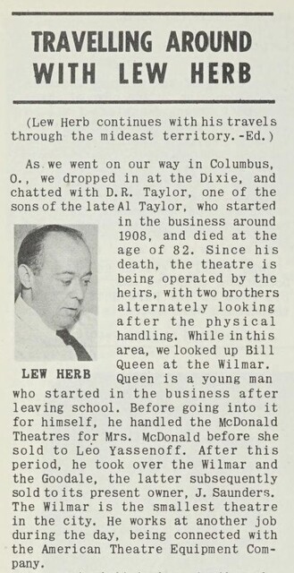 Lew Herb's Field Visit to Columbus (1949)