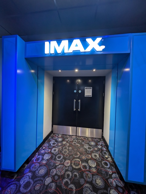 IMAX screen doorway