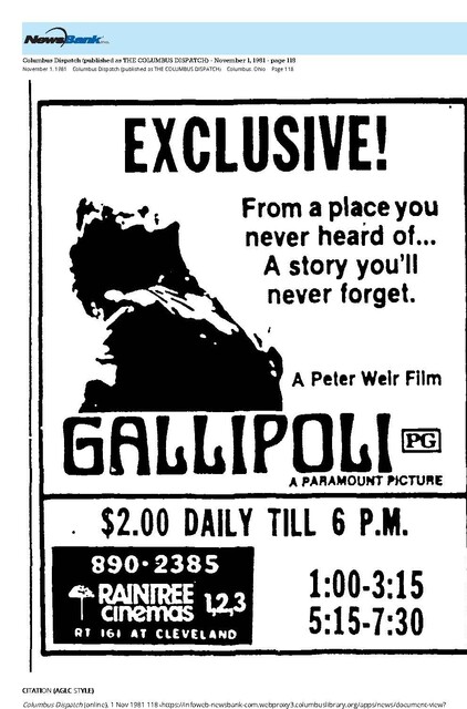 The Great Directors: Peter Weir (1981)