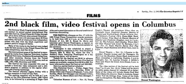 Denzel Visits Columbus (1985)