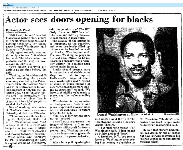 Denzel Visits Columbus (1985)