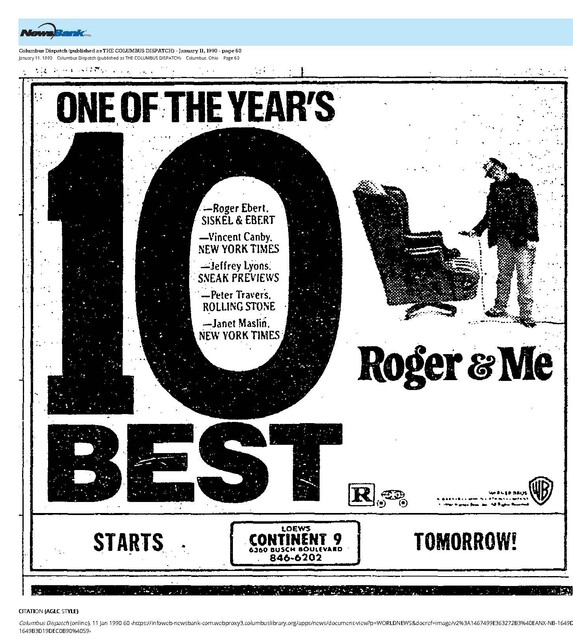 Cinema in the Nineties (1990)