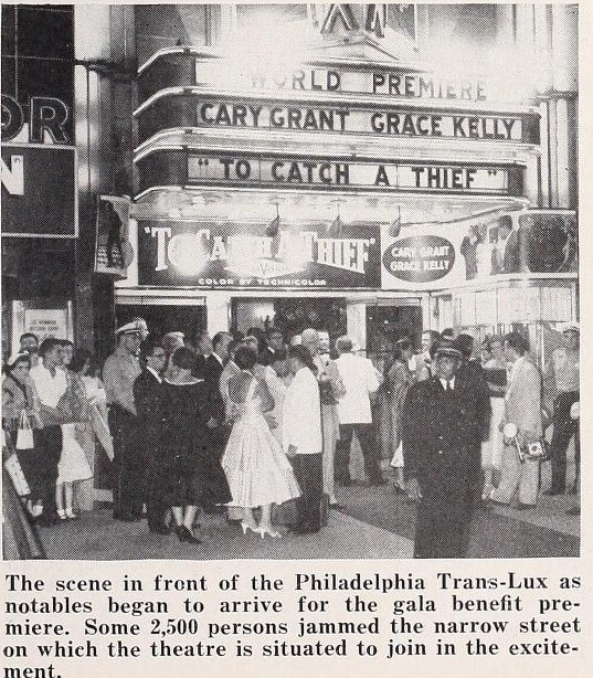 World Premiere of "To Catch a Thief" (1955)