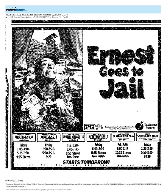 The Great Movie Franchises (1990): Ernest