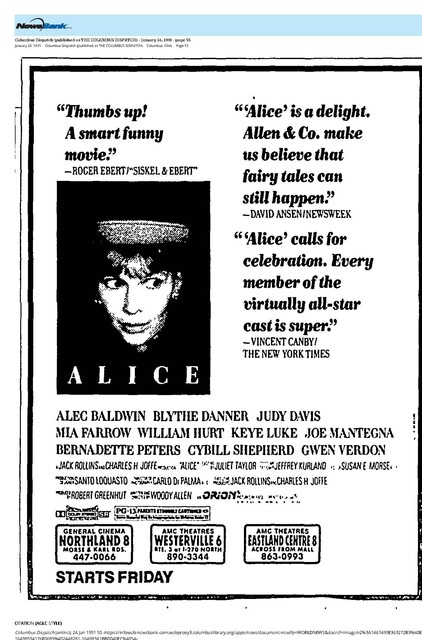 The Great Directors: Woody Allen (1991)