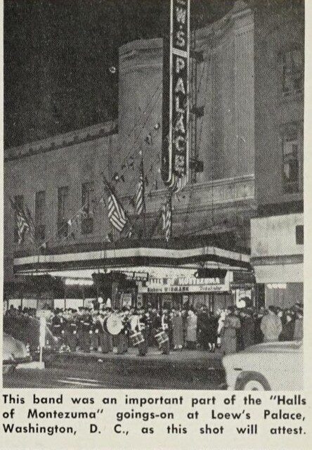 Premiere of "Halls of Montezuma" (1951)