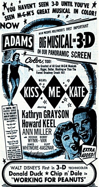 Adams Theater 44 Adams Avenue West, Detroit, MI - 1953 3D Presentation.