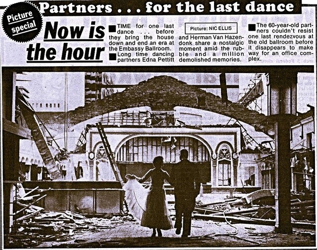 Capitol Theatre William Street and The Esplanade, Perth, WA & the Embassy Ballroom.