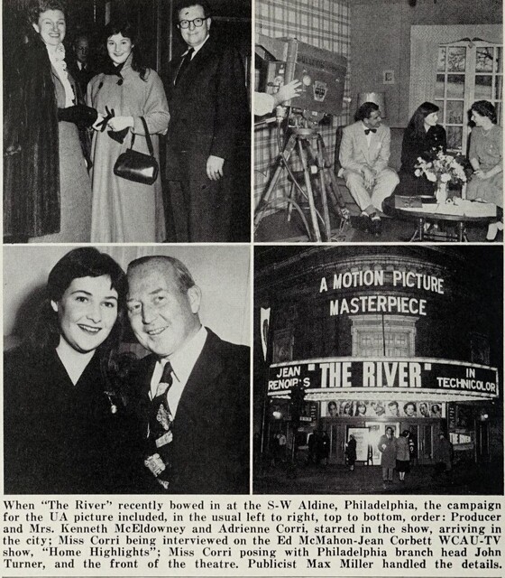 Actress Adrienne Corri in Jean Renoir's "The River" (1951)