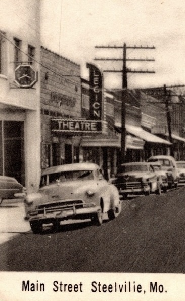 Legion Theater in Steelville, 1950s