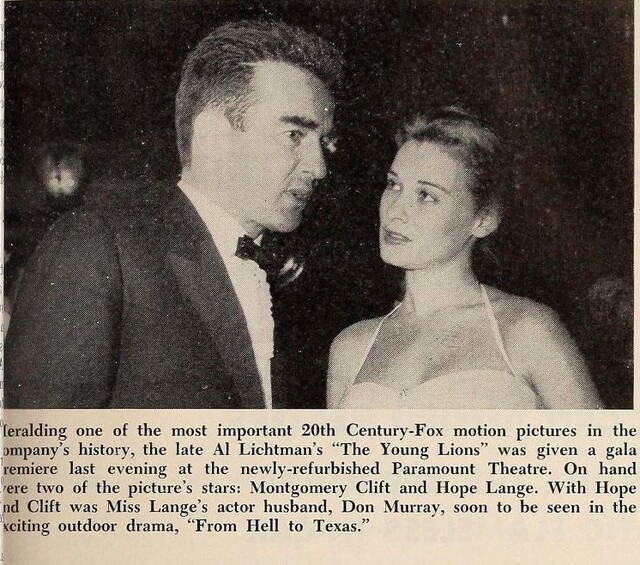 Gala Premiere of "The Young Lions" (1958)