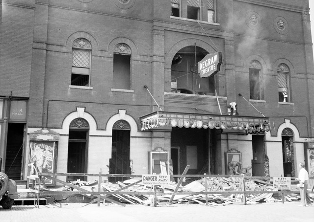 Remodeling DeGraw Theater, 1930s