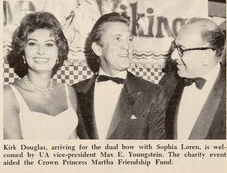 Dual World Premiere of "The Vikings" (1958)