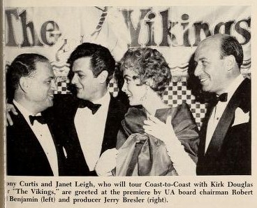 Dual World Premiere of "The Vikings" (1958)