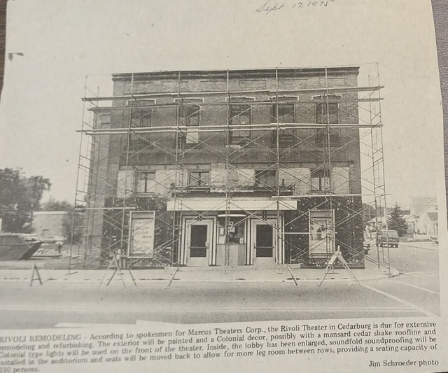 September 1975 photo credit Jim Schroeder. Description credit Cedarburg History Museum.