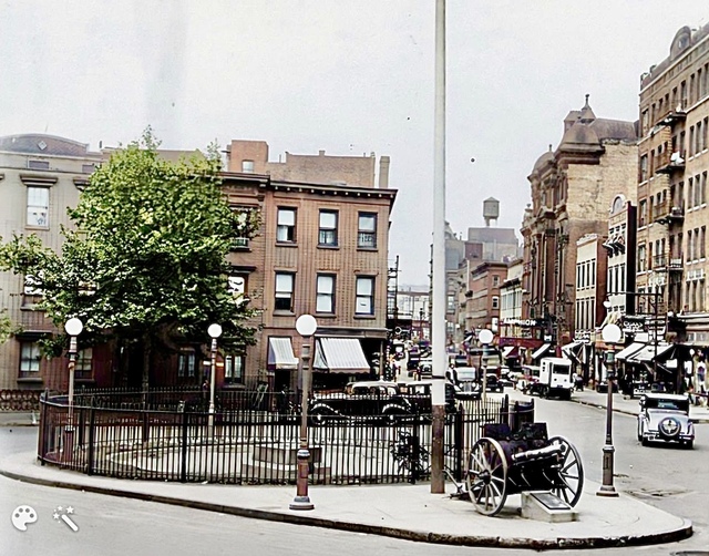 Amphion Theatre c.1930, colorized