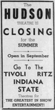 ["Hudson Theatre Closing"]