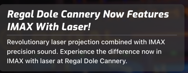 Regal Dole Cannery Stadium 18 IMAX and RPX