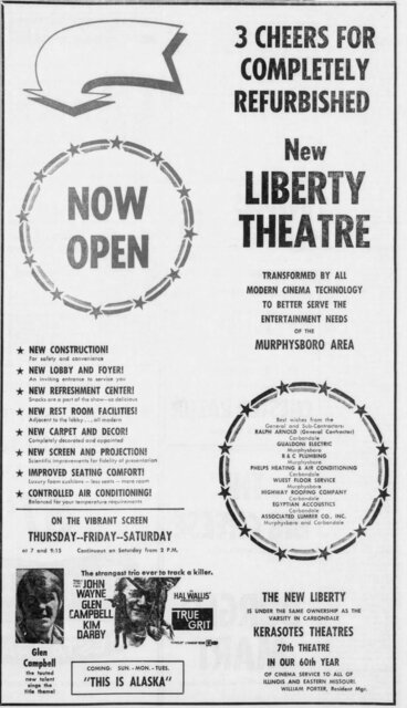 Liberty Theater reopening by Kerasotes