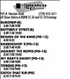 ["Hairston Village Cinema"]