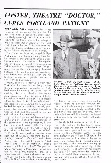 Theater Showman and More (1954)