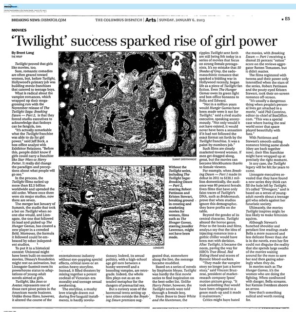 Jennifer Lawrence: Number One Box-Office Star (2013)