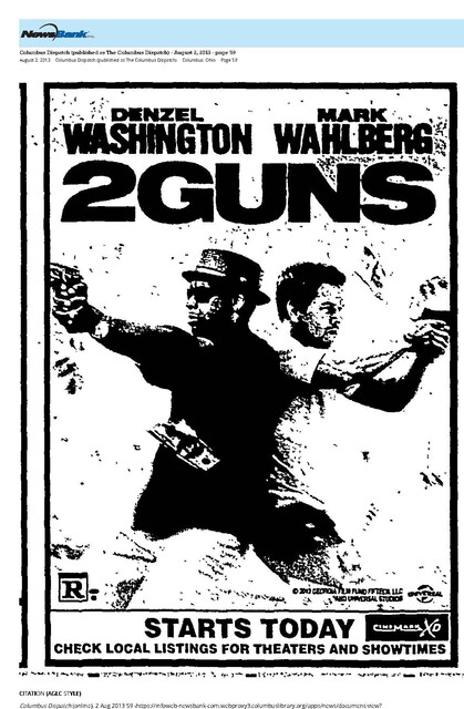 Denzel Washington--Number Five Box-Office Star (2013)