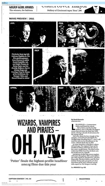 2011 Planned Releases - page 1 of 2