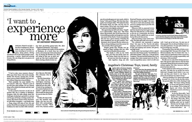 Angelina Jolie--Number Two Box-Office Star (2010)