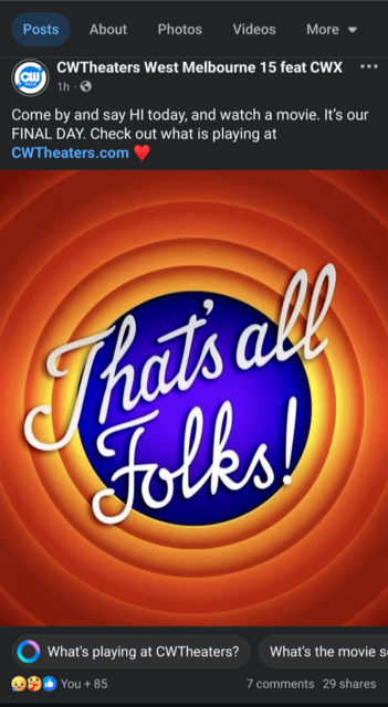 Cinemaworld West Melbourne 15