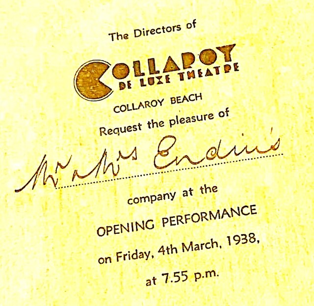 Collaroy Cinema 1097 Pittwater Road, Sydney, NSW  - 1938