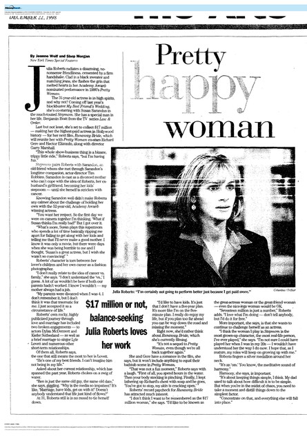 Julia Roberts--Number Ten Box-Office Star (1998)