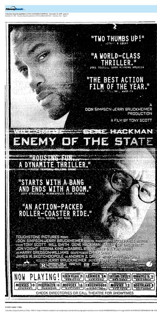 Will Smith--Number Seven Box Office Star (1999) 