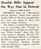 Single Film Policy (1960)