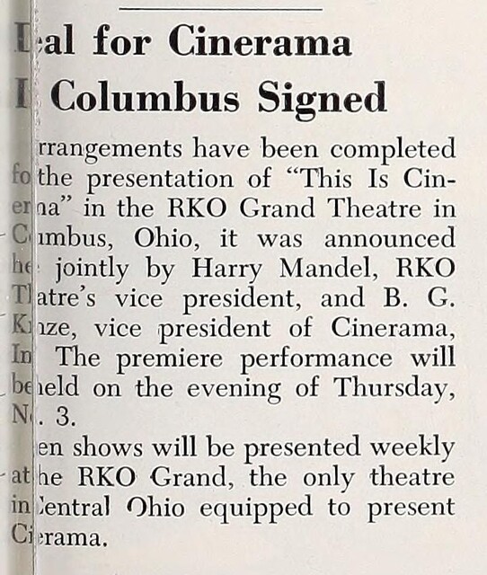 Columbus Gets Cinerama (1960)