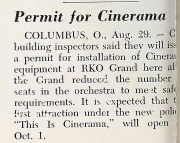 Columbus Gets Cinerama (1960)
