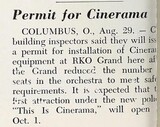 ["Columbus Gets Cinerama (1960)"]